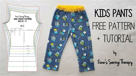 sewing pattern for kids pants